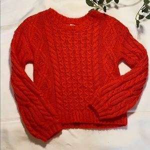 TUCKER + TATE Cable knit sweater SZ 4